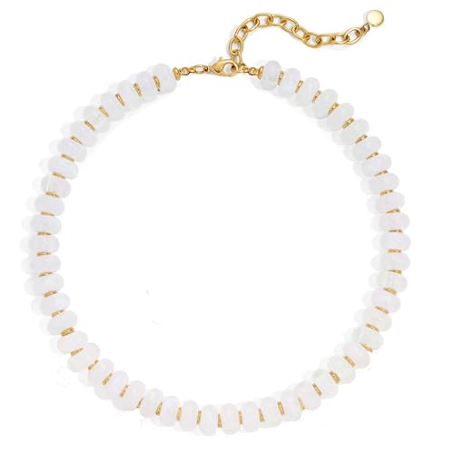 Chunky Beaded Necklace for Women, Colorful Trendy Statement Summer Jewelry Gift - color: necklace-27