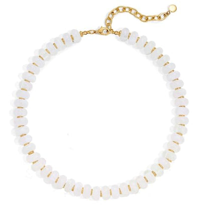 Chunky Beaded Necklace for Women, Colorful Trendy Statement Summer Jewelry Gift - color: necklace-27