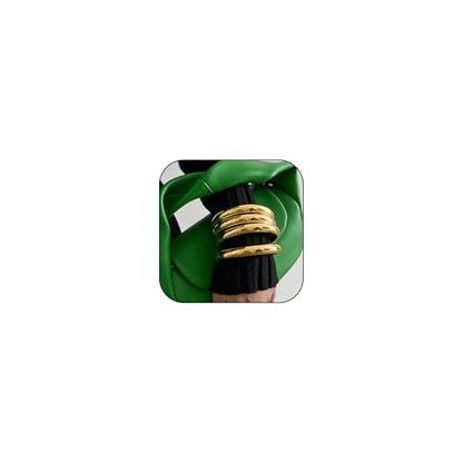 Chunky Gold Bangle Bracelets for Women Stack Wide Wrist Bracelets Gold Stackable Bracelets Jewelry - style: gold 4