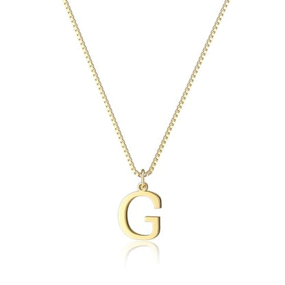 Foxgirl Gold Initial Necklaces for Women, Dainty Gold Letter Necklace Tiny A-Z Pendant Choker Necklace Trendy Cute Personalized Monogram Name Necklace Gold Jewelry Necklace for Women Gift | Tiny Letter Pendant on a Dainty Choker Chain, Personalized Everyd