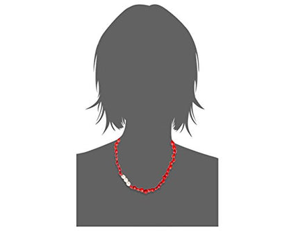 Peruvian Necklace for Women - Huayruro Red Seeds Strand - Natural Handmade Jewelry by Evelyn Brooks