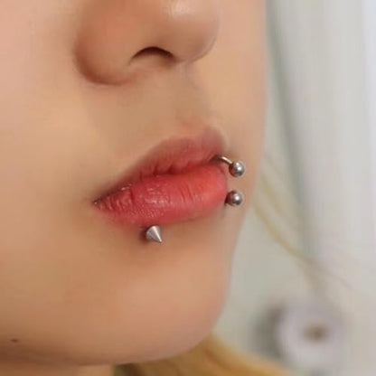 16G Horseshoe Rings Surgical Steel Nose Septum Horseshoe Hoop Earring Eyebrow Tragus Lip Rings Daith Helix Piercing Jewelry for Women Men 6-12mm Smily Piercing Jewelry - color: Gold Septum rings lip rings