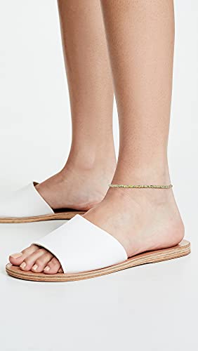 Starain Small Bead Anklets for Women Beach Foot Ankle Bracelet Cute Colorful Boho Beaded Anklets 8 inches - color: Green