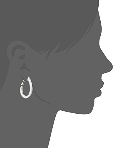 Napier Large Oval Hoop Earrings