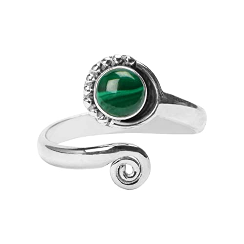 Gemstone Stone Toe Ring 925 Sterling Silver Feet Body Jewellery Handame Toe Ring Gemstone Adjustable Toering For Girls Women Gift Jewellery