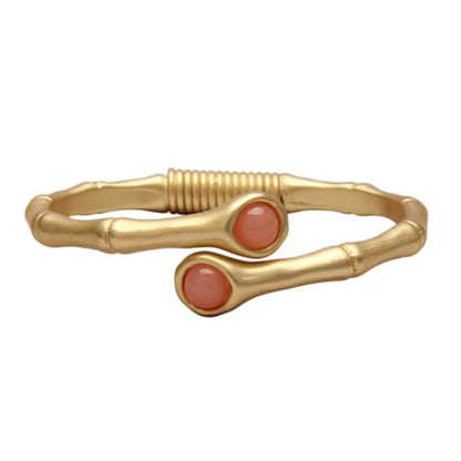 Gold Cuff Bracelet for Women Chunky Bracelet Statement Bracelet | Chunky Bangle Bracelets for Women Silver Beaded Open Bangle Stackable Stretch Bead Bracelet Boho Jewelry Gift for Wife Couple - style: Chunky Gold Bracelet