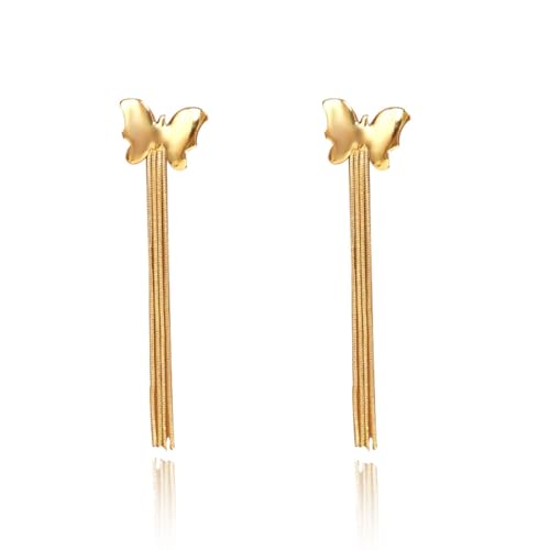 Long Earrings for Women Dangling Black Tassel Earrings Fringe Earrings Formal Elegant Earrings Bridesmaid Jewelry - style: style 3 - butterfly 2