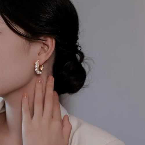 Retro Pearl Stud Drop Earrings Elegant Faux Pearl Stud Earrings For Women Exquisite Wedding Engagement Jewelry Gifts - style: Style 3