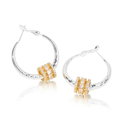 Shiny Gold Butterfly Earrings for Women | 14K Real Gold Plated Butterfly Earrings for Women, Dainty & Trendy Butterfly Stud Earrings for Fashion Jewelry Gifts - color: Silver