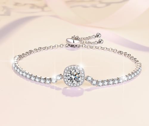 Women 4Pieces Cubic Zirconia Jewellery Set Rhinestone Necklace Earrings Bracelet Ring - color: Silver 2