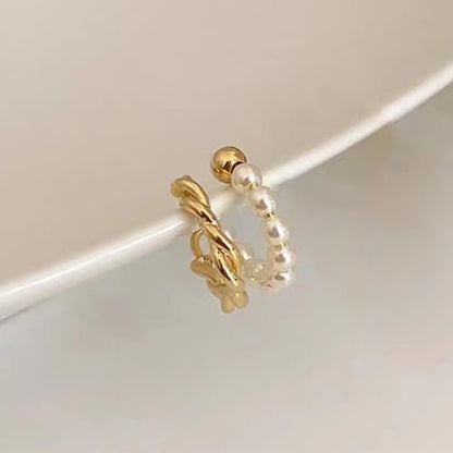 Ear Cuffs Non Piercing Ear Cuff Earrings for Women Gifts Trendy Stuff Clip on Cartilage Earrings Stacks Fake Earrings Jewelry Gifts - color: B1:ear cuff rhinestone gold 3pcs