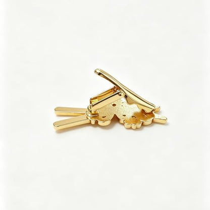 Anime Sword Enamel Tie Clips for Men, Gold-Tone, Anime Theme, Set of 9 Designs - color: Tengen