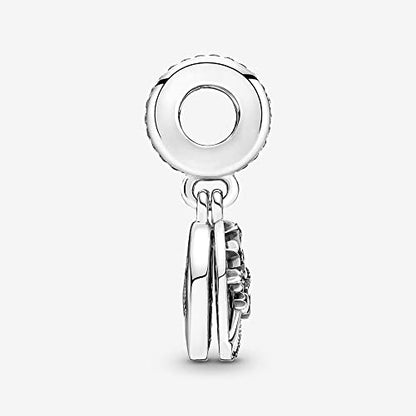 925 Sterling Silver Charms for Bracelets Necklaces Dangle Pendant With 5A Cubic Zirconias Bead Charm for Women DIY Jewelry - style: Tree moon star river