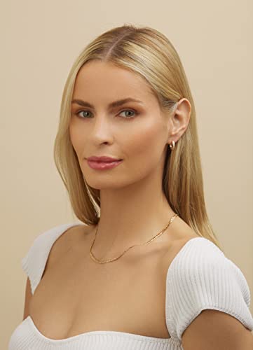 Barzel 18K Gold Plated Cubic Zirconia Huggie Cuff Earrings For Women - color: Gold Round