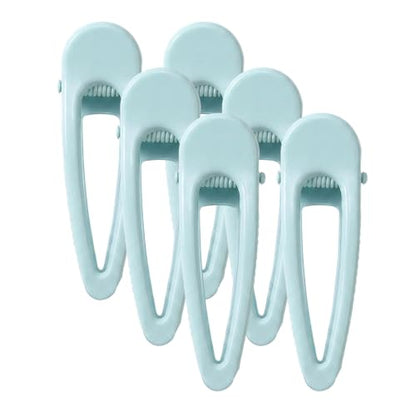 Elegant Hair Clips for Women, Premium Metal Barrettes with Anti-Slip Design - Stylish Hair Accessories for Daily & Party Hairstyles (20, Sky Blue) - color: Sky Blue