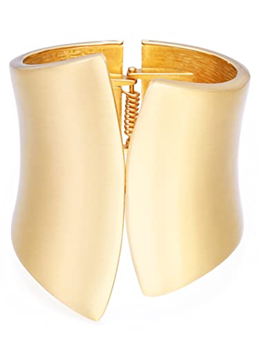 Chunky Gold Cuff Bracelet Chunky Bangles for Women Non Tarnish Modern Gold Jewelry Gifts trendy fashion fall fashion jewelry womens fashion - color: E-Bohemian style bracelet