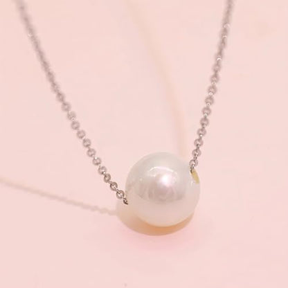 Dainty Layered Pearl Choker Necklace for Women Dainty Chain Necklaces Daisy Pearls jewelry Valentine Day Graduation Bride Gifts - color: silver