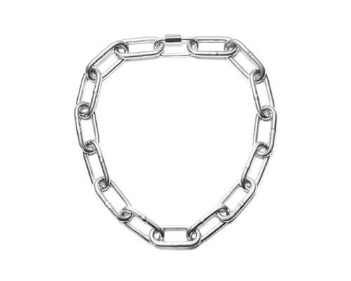Men's Heavy Duty Quee Goth Grunge Chunky Necklaces Punk Stainless Steel Alternative Industrial Collar Choker Link Chain For Women Jewelry - size: 16.5, style: 4MM