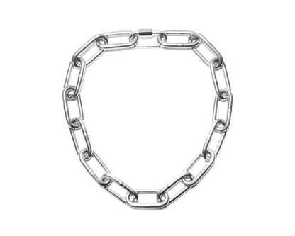 Men's Heavy Duty Quee Goth Grunge Chunky Necklaces Punk Stainless Steel Alternative Industrial Collar Choker Link Chain For Women Jewelry - size: 24, style: 4MM
