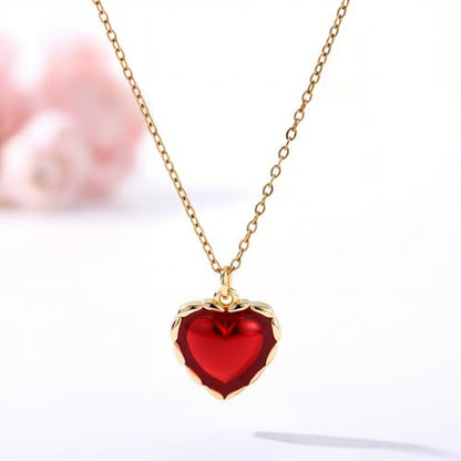 Heart Pendant Necklace – Dainty & Minimalist Style for Daily Wear - style: Modern Minimalist