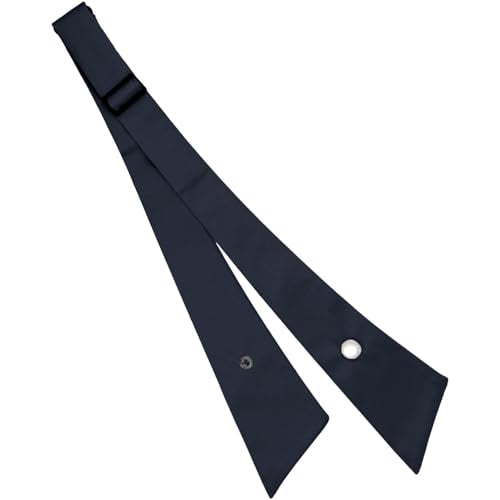 tiemart Crossover Tie - color: Dark Navy Blue
