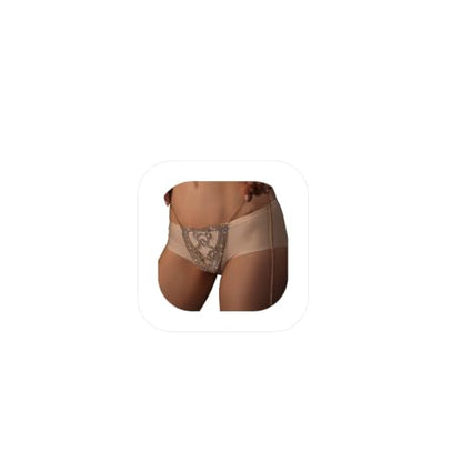 Women Sexy Rhinestone Waist Body Chain Bikini Thong Panties Crystal Body Chain Jewelry (Gold) - color: Bear