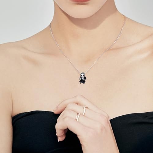 LUXILLA Charms for Bracelets & Necklace 925 Sterling Silver Charms Elephant Happy Birthday Charm Fit for Valentine's Day Mother's Day Jewelry Gift for Women - color: Ghost Nun Charm