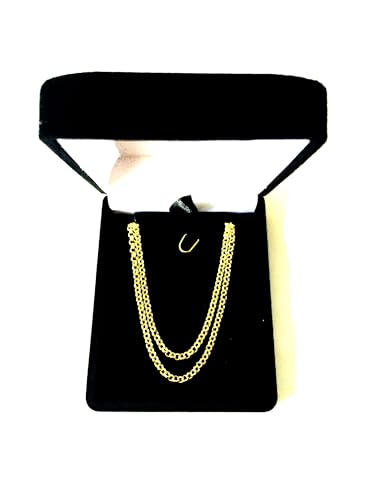 Jewelry Affairs 14k Yellow Gold Round Rolo Link Chain Necklace, 2.3mm - size: 30