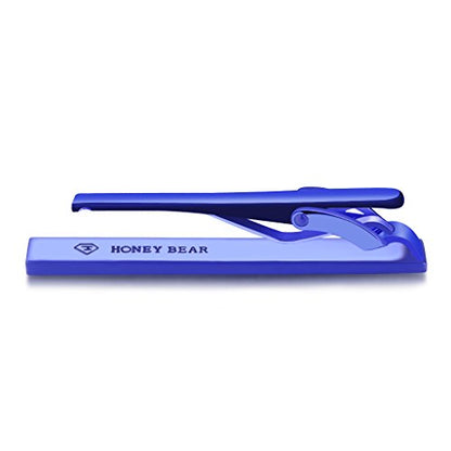 HONEY BEAR 5cm/5.4cm/6cm Mens Tie Clip Bar for Normal Size Steel Business Wedding Gift 1.97"/2.12"/2.36" - style: 5.4cm Blue