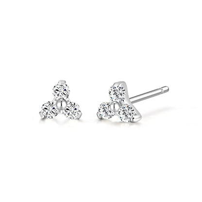 Limerencia G23 Pure Titanium Hypoallergenic Earrings | F136 Implant Grade Titanium Jewelry for Sensitive Ears - color: Trinity CZ