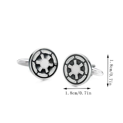 Men’s Soccer Ball Cufflinks – 1 Pair Stainless Steel French Shirt Cuff Nails, Polished Brass Business Suit Accessory – Ideal for Weddings, Birthdays, and Father’s Day - color: Rudder