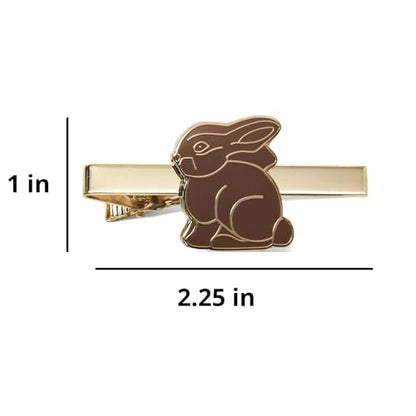 tiemart Tie Bar - style: Chocolate Bunny