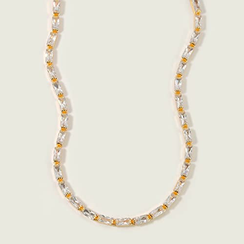 MEVECCO Anklet for Women Gold Chain 14K Gold Plated Dainty Boho Beach Summer Simple Foot Jewelry Ankle Bracelet - style: CZ Rectangle