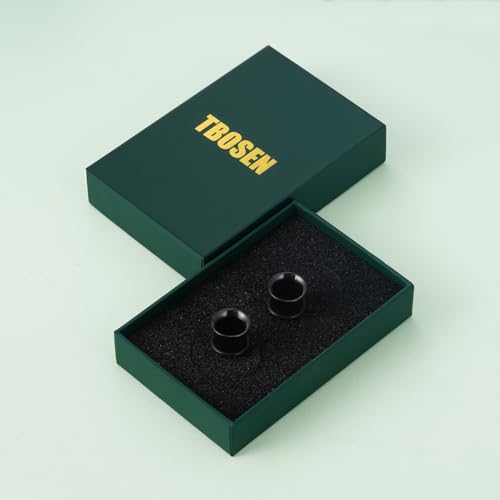 TBOSEN Precise Dimensions Stainless Steel Set Double|Single Flare Tunnel Screw Gauge Ear Expander Stretching Kit Piercing Mixed Size