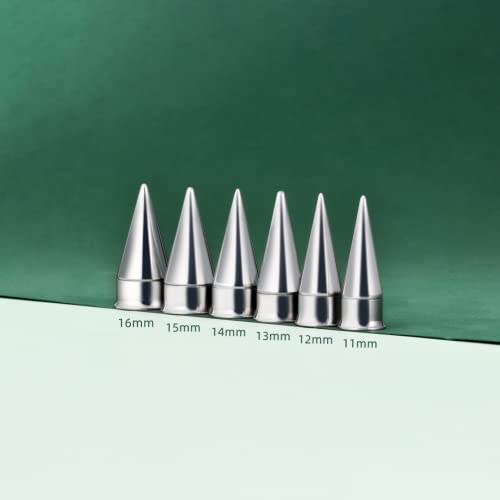 36PCS Ear Gauge Stretching Kit Stainless Steel Double Flare Alloy Tapers 3 In 1 Plugs Set Eyelet 14G-00G - color: 11-16mm