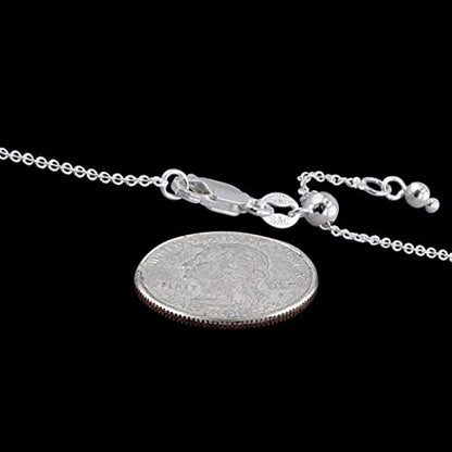 CHOOSE YOUR CLASP Sterling Silver 1.2mm Cable Chain Necklace - style: Adjustable