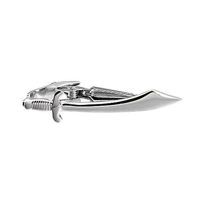 HAWSON 2 inch Tie Clip for Men-Novelty Sport Necktie Bar Clip,Tie Pin,Special Interesting Gift for Men - style: Scimitar