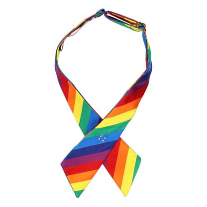 tiemart Crossover Tie - color: Rainbow