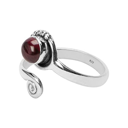 Gemstone Stone Toe Ring 925 Sterling Silver Feet Body Jewellery Handame Toe Ring Gemstone Adjustable Toering For Girls Women Gift Jewellery