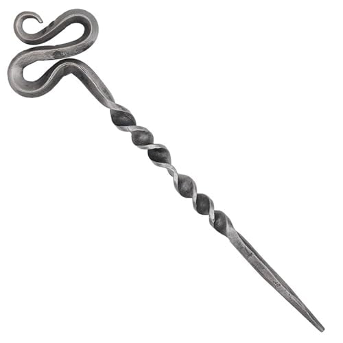 Armory Replicas™ Hand-Forged Zinc Alloy Twisted Hair Pin – Mystical Styling Accessory for Updos and Daily Wear | Mother’s Day, Valentine's, Birthdays | - style: Design2