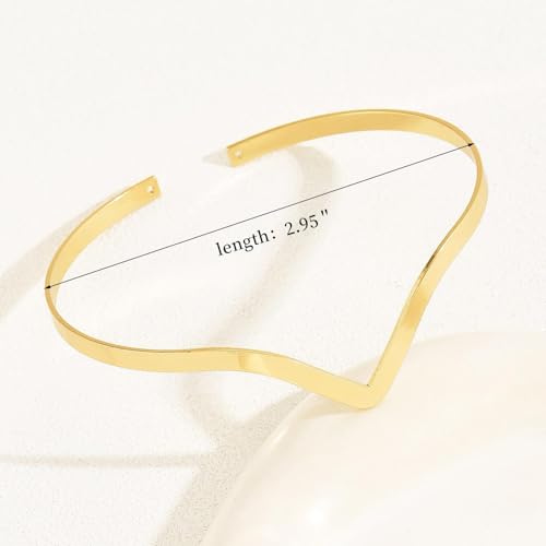 Harry and Henry Arm Cuff Gold Upper Arm Jewelry for Women Adjustable Open Cuff Bangle Bracelets Armband Jewelry Summer Outfits for Women 2026 - color: B:Gold Arm Cuff