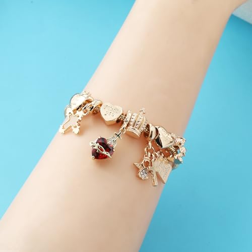 Cross bracelet for women Sacred Heart of Jesus Gold Bracelets for Women Confirmation and Baptism Gifts, Encouragement Presents for Mom Sister Daughter and Friends, Christian Jewelry | sacred heart bracelet,christian bracelet,heart bracelet for women,catho