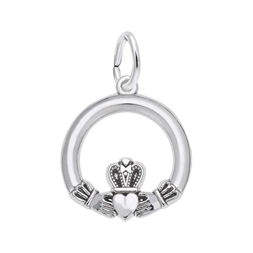 Sterling Silver Claddagh Charm
