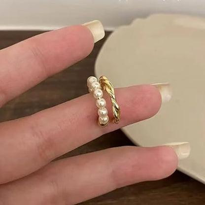 Ear Cuffs Non Piercing Ear Cuff Earrings for Women Gifts Trendy Stuff Clip on Cartilage Earrings Stacks Fake Earrings Jewelry Gifts - color: B1:ear cuff rhinestone gold 3pcs