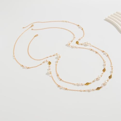choice of all Rose Gold Necklaces Lariat Necklace for Women Slip Chain Necklace Y-Shaped Pendant Necklaces Trendy Jewelry Gifts - color: A1