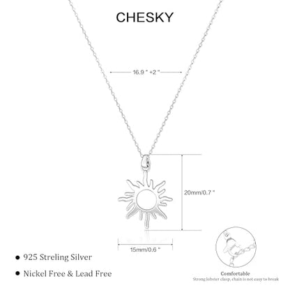 CHESKY Layered Necklaces for Women Trendy, Dainty 14k Gold Plated Pendant Necklace Layering Necklace for Women Non Tarnish Hypoallergenic Sun Gold Necklace Stack Gold Jewelry for Women Gifts - style: Sun-SL
