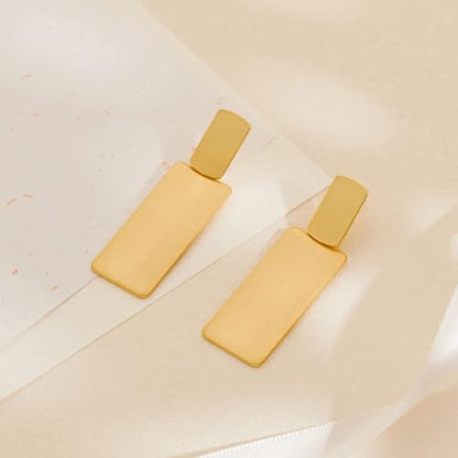 Gold Drop Dangle Earrings Long Geometric Dangle Earrings for Women Statement Jewelry Gifts - color: Dangle A