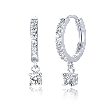 Earrings For Women 14K Gold/18K White Gold Plated Hypoallergenic 925 Sterling Silver Stud Trendy Minimalist Style For Formal Everyday Prom Bridal Bridal Wedding