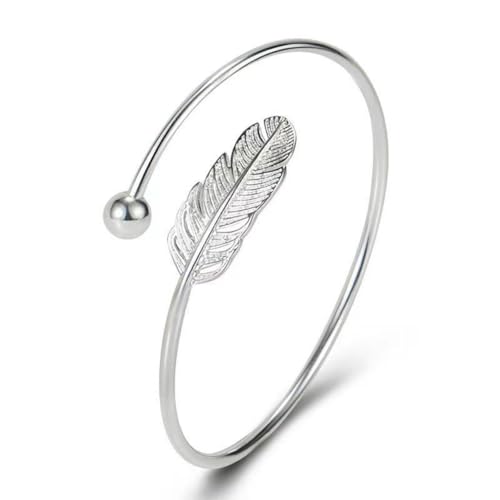 925 Sterling Silver Bracelet Plated Cuff Bangle Bracelet Fashionable Multi-layer Cross Wire Bangle Bracelet Open Adjustable Wide Cuff Bracelet for Teen Girls Fashion Jewelry - color: 10