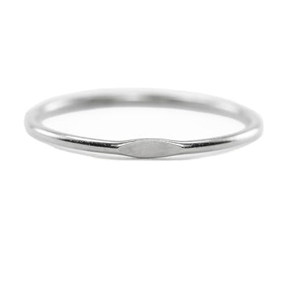 LOTUS STONE JEWELRY Skinny Stacking Rings with Hammered Dimple, Handmade Hammered Stacking Band